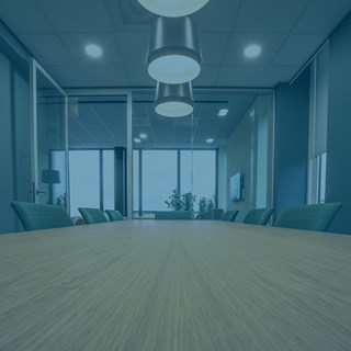 An image of a meeting room table