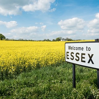 Essex county road sign