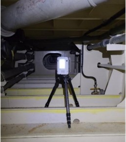 (BMT 3D Scanner in action)