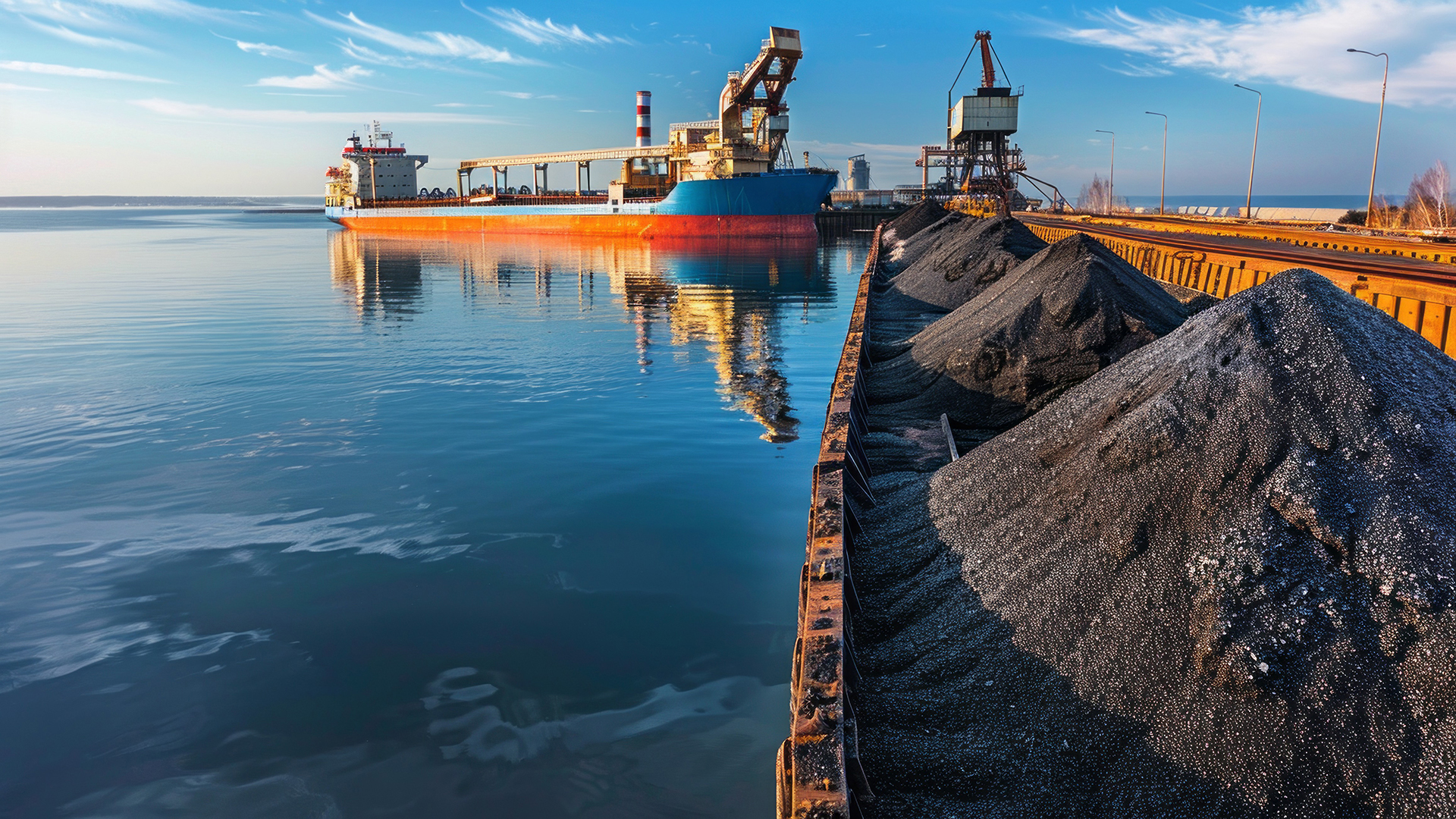 coal-in-port-background
