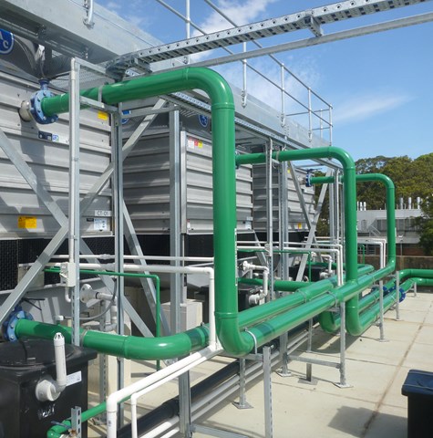 Image of a water efficiency plant