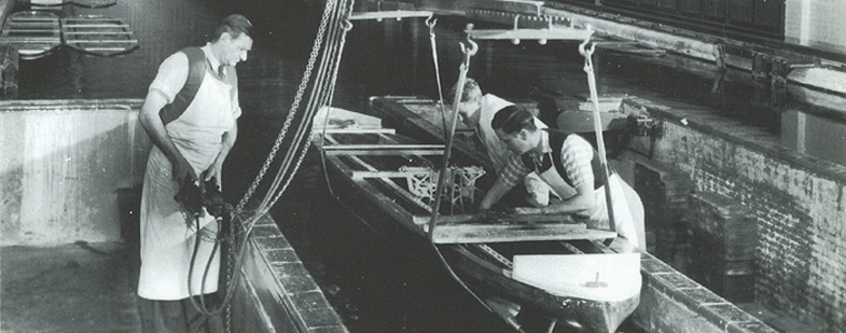 Old ship building photograph