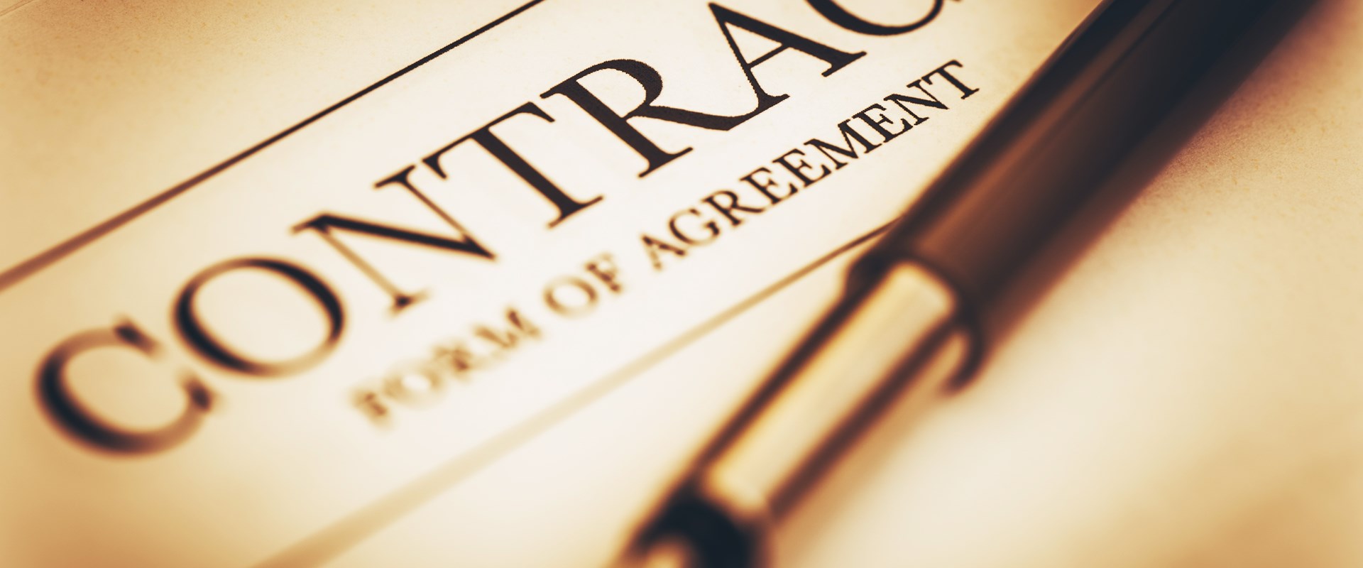 Contract - form of agreement