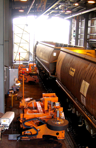 Automated train loading