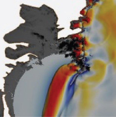A digital image of coastal modelling