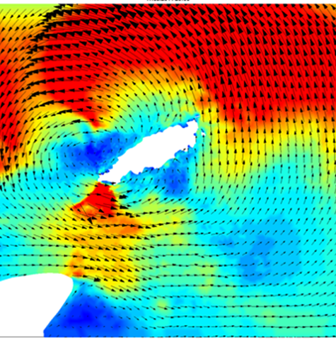 A digital image of a metocean data graph