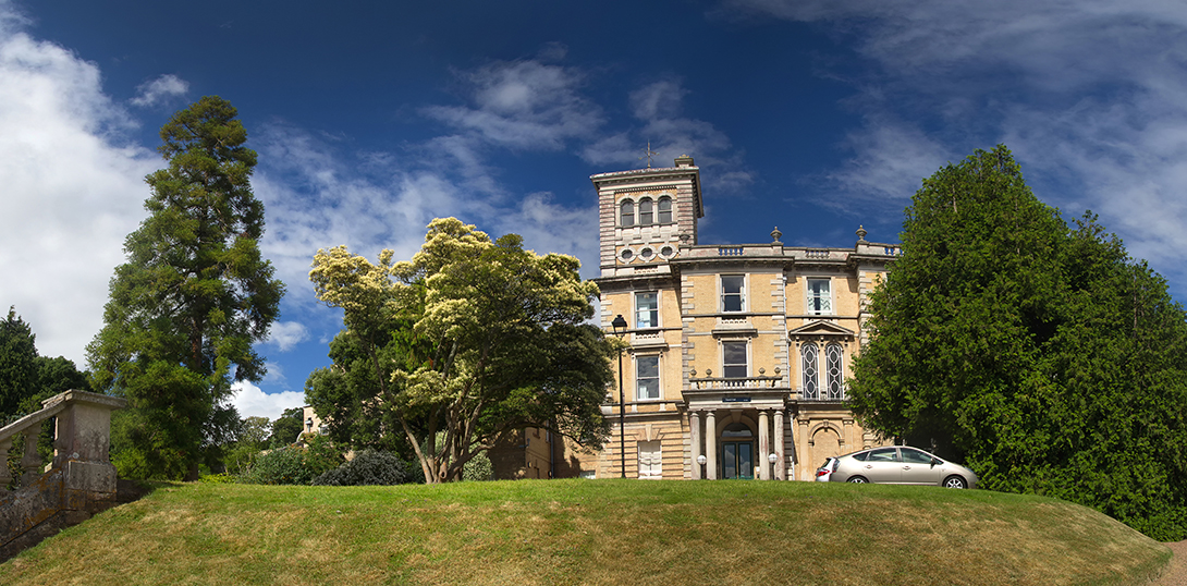 University of Exeter - main building on a sunny day