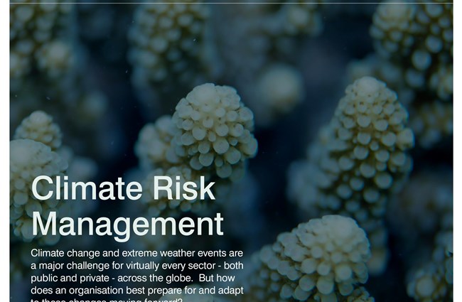 Focus Issue 2, 2019 Climate Risk Management