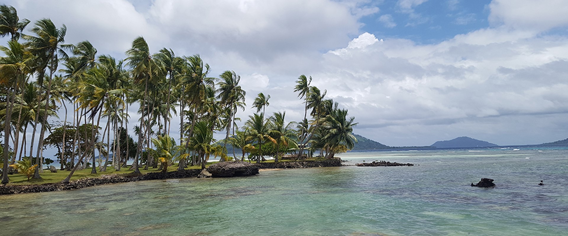 Micronesia island shoreline