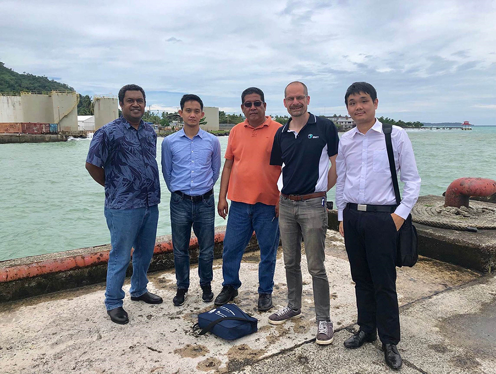 Image of BMT team supporting the Coconut for Life project