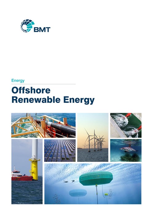 BMT Offshore Renewable Energy Brochure Cover