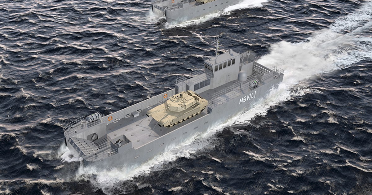 MSV(L) design from BMT offers versatility for U.S army landing ships