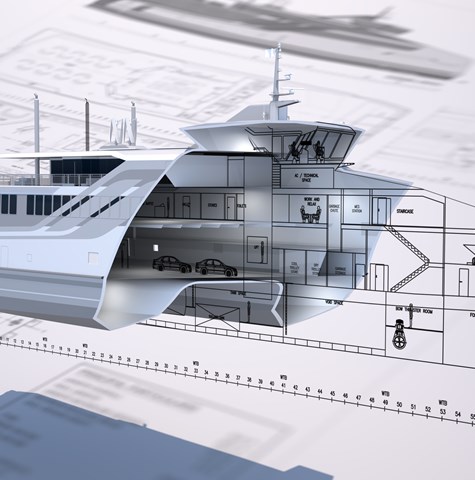 Specialised Ship Design Cutaway Render Proven Vessel Design