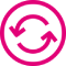 An icon of a virtual circle to depict a Fully Managed concept