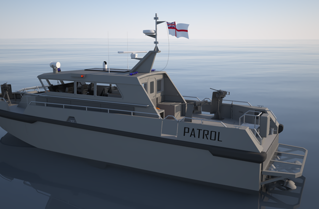 Fast patrol vessel designed by BMT
