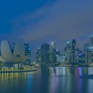 Image of the harbour in Singapore