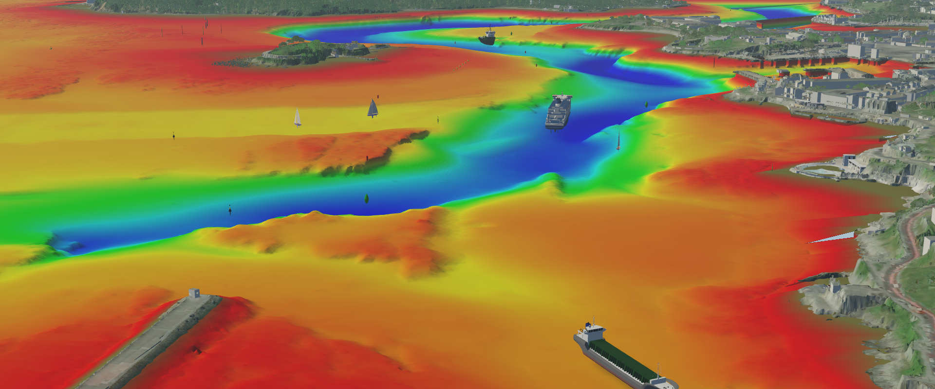 Simulation of maritime environment using BMT REMBRANDT