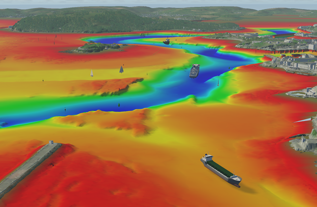 Simulation of maritime environment using BMT REMBRANDT