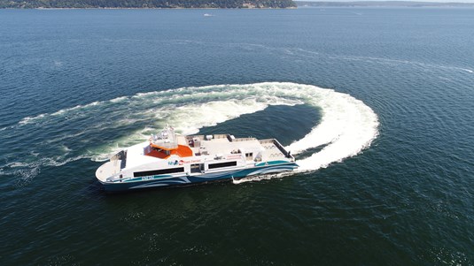 BMT’s latest passenger catamaran ferry is delivered to Kitsap Transit