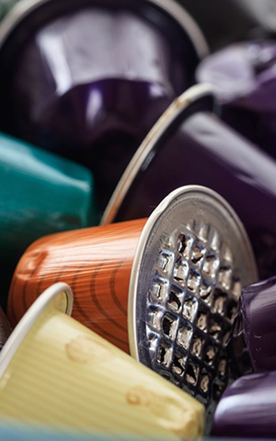 Recycling coffee pods