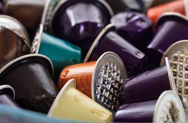 Recycling coffee pods