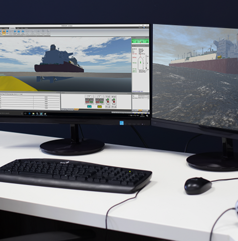 marine navigation simulator desktop software