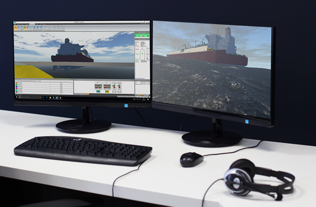 marine navigation simulator desktop software