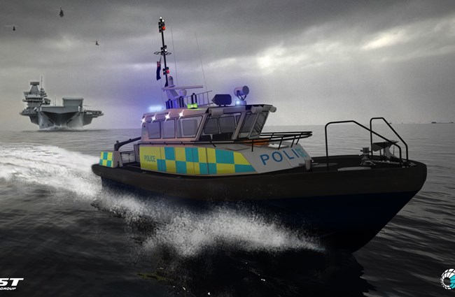 BMT 15M MOD Police Boat