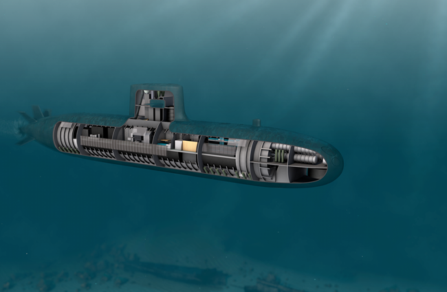 Submarine Cutaway