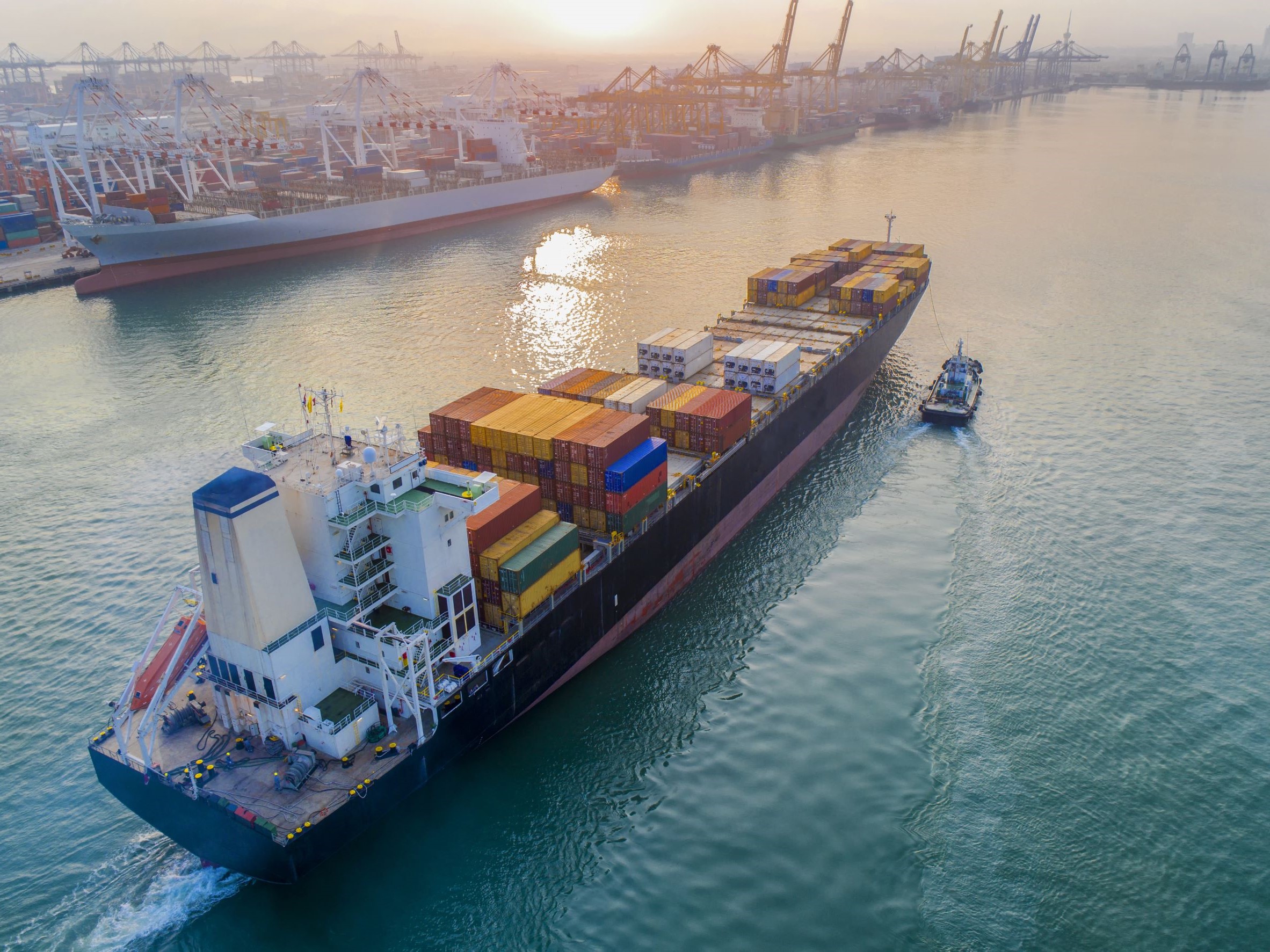 Pilot And Container Vessel - reversed