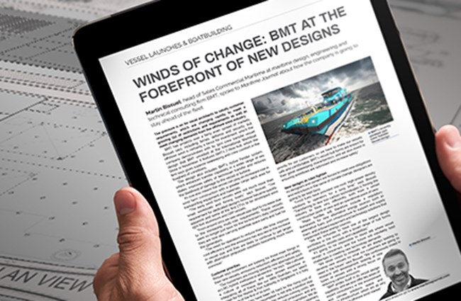 BMT at the forefront of new designs - Maritime Journal