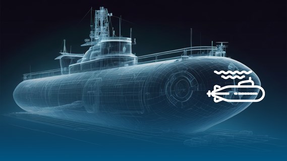 firefly-a-submarine-in-xray-view-on-dark-background-with-more-copyspace-around-it-and-space-for-tex
